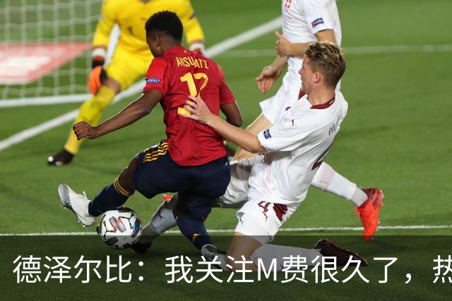 德泽尔比：我关注M费很久了，热刺会很适合他继续成长